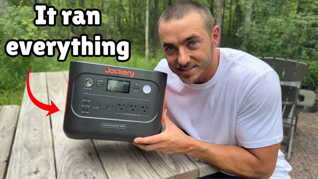 Jackery Explorer 1000 - Video 1